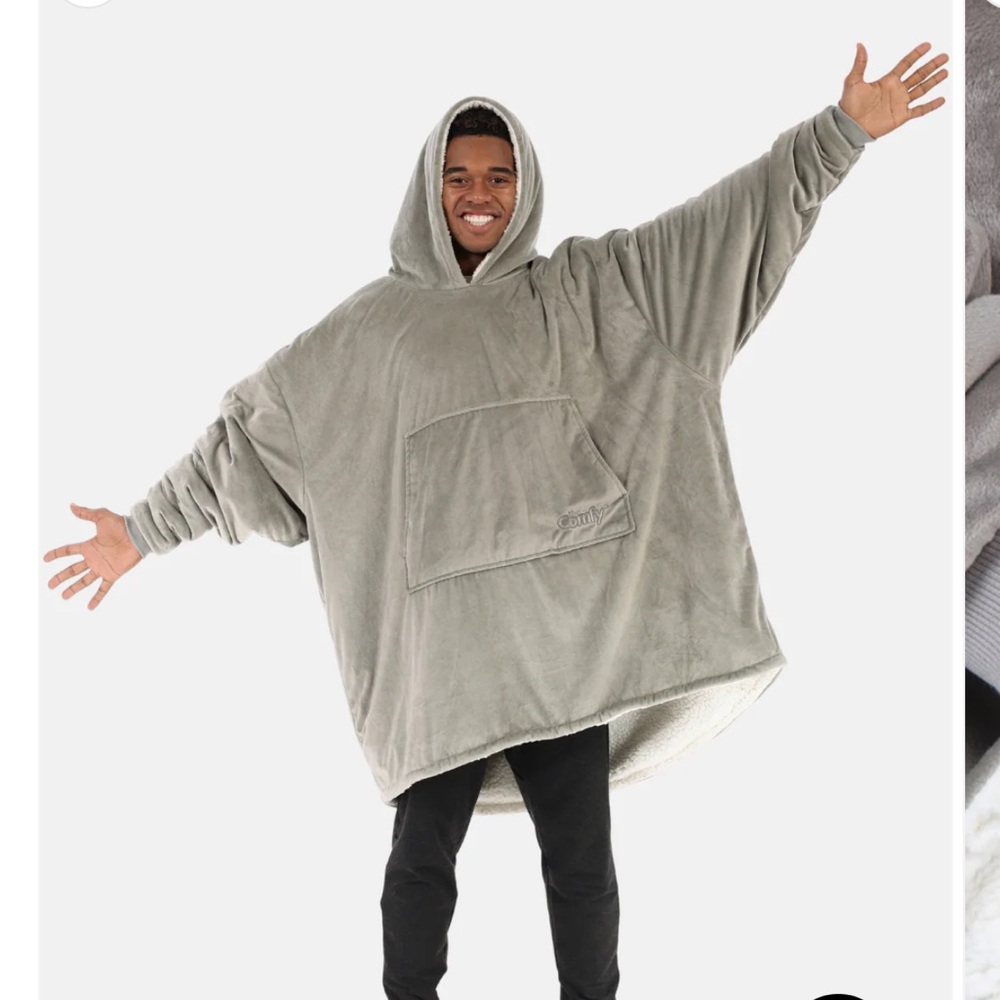 Oversized Comfy Brand Hoodie - Wearable Blanket - Gray - NWOT